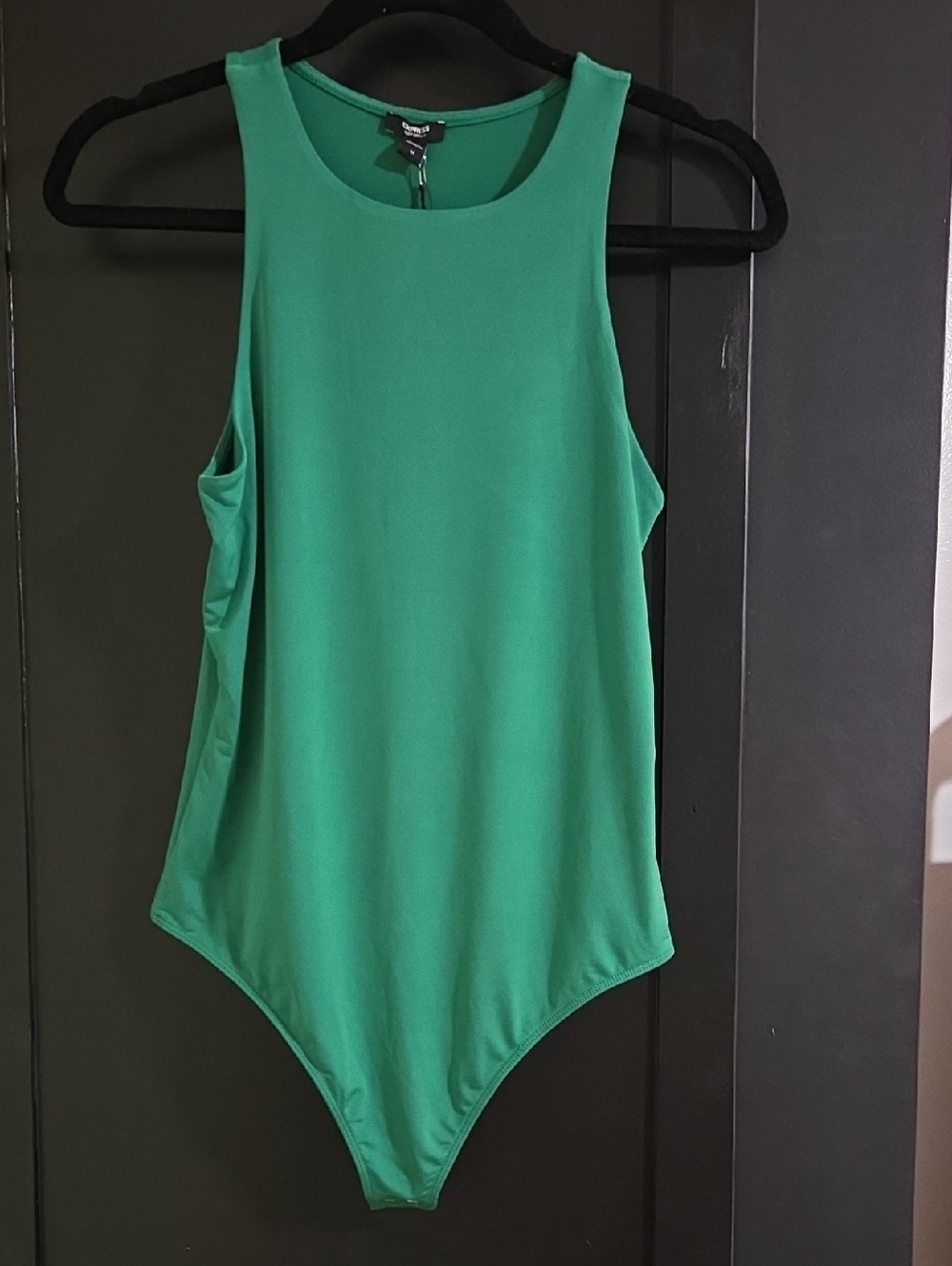 Express Green High Neck Bodysuit